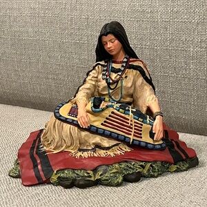 1993 Hamilton Collection Sacajawea Figurine 
Noble American Indian Women Series